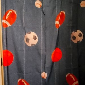 Standard size cloth shower Curtains like new.